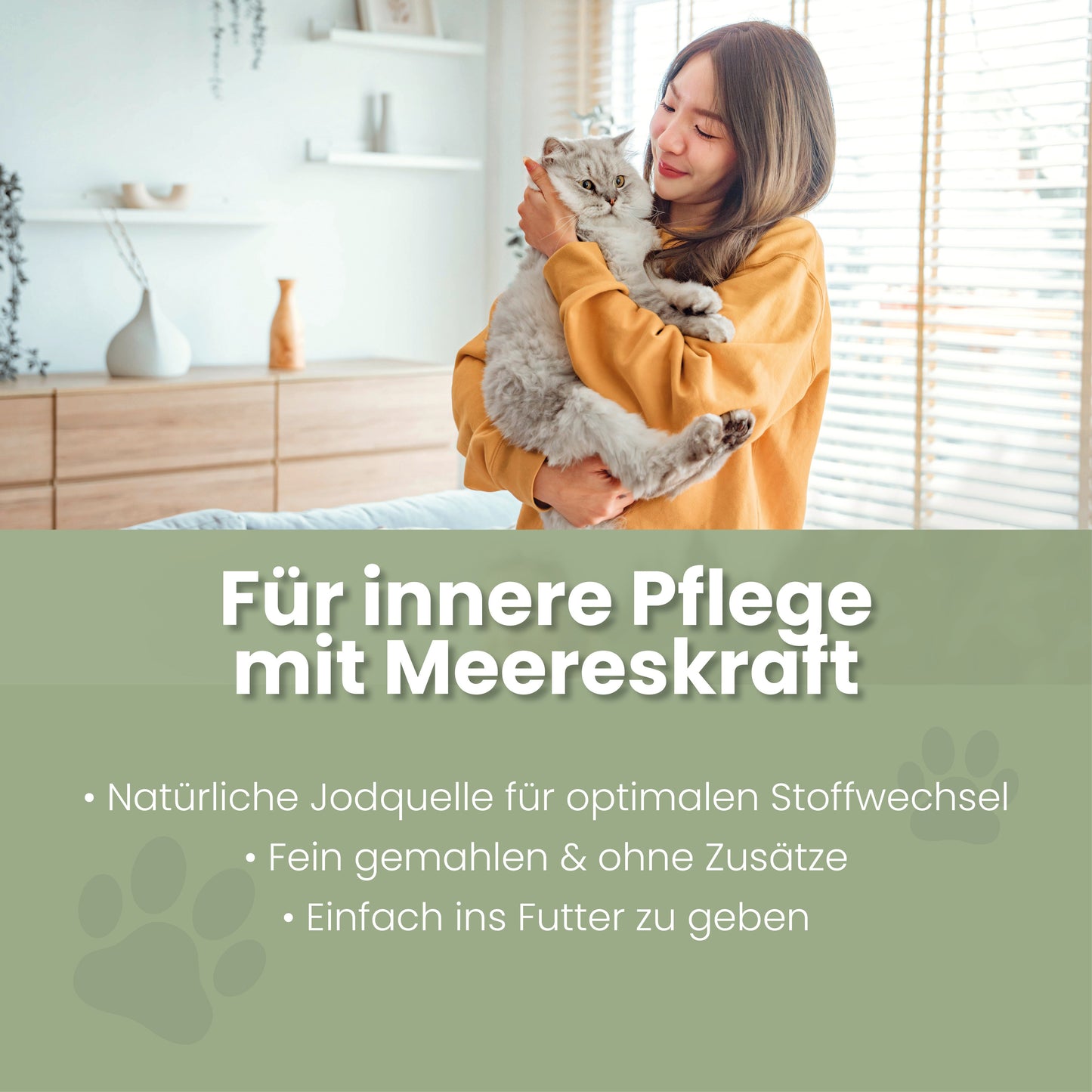 Seealgenmehl für Katzen
