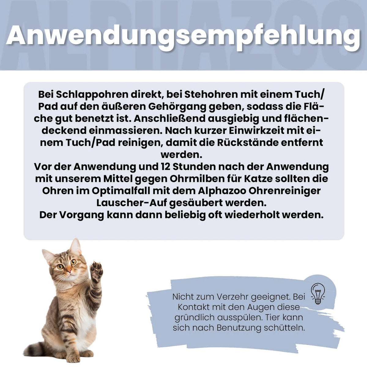 Ohrmilbenöl für Katzen