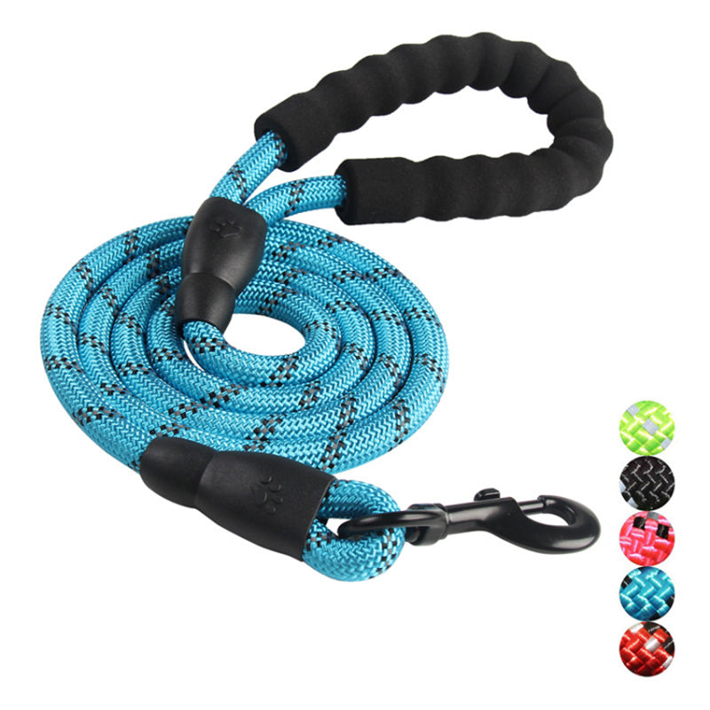 Nylon Hundeleine mit weichem Griff 150cm Länge