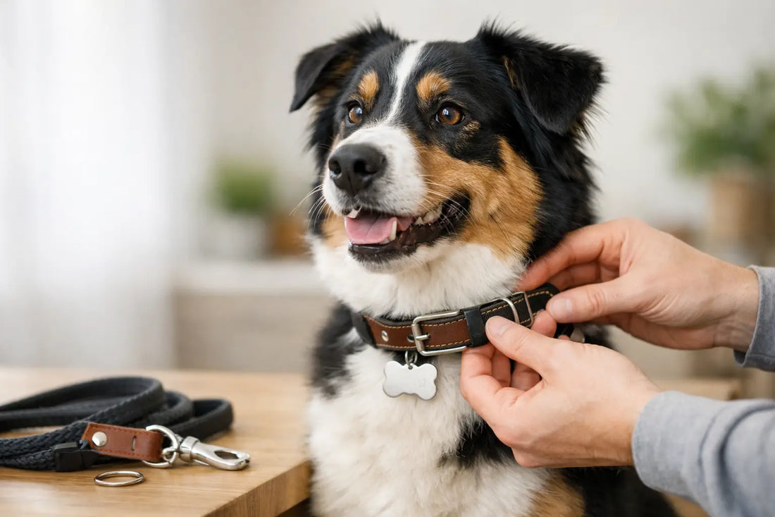 Namenshalsband für Hund anpassen leicht gemacht