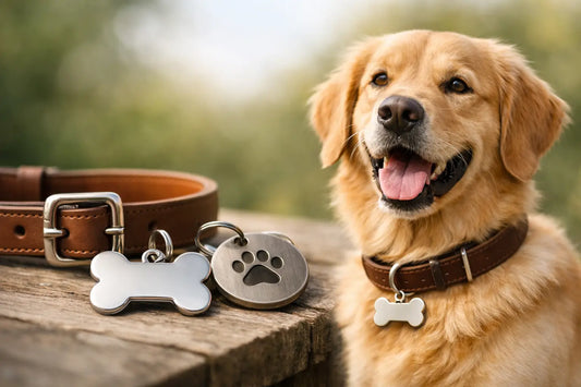 Graviertes Halsband oder Marke für deinen Hund?