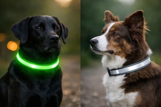LED Halsband oder Reflektorhalsband?