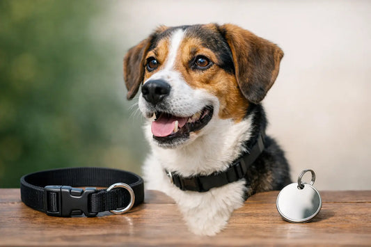 Halsband oder Hundemarke sicherer?
