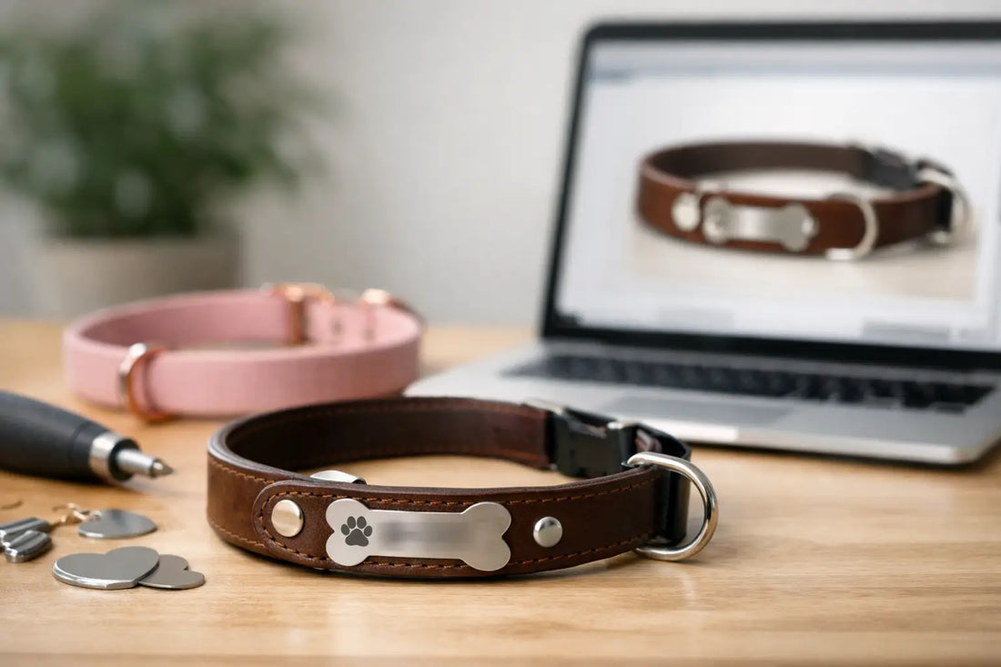 Hundehalsband Gravur online gestalten