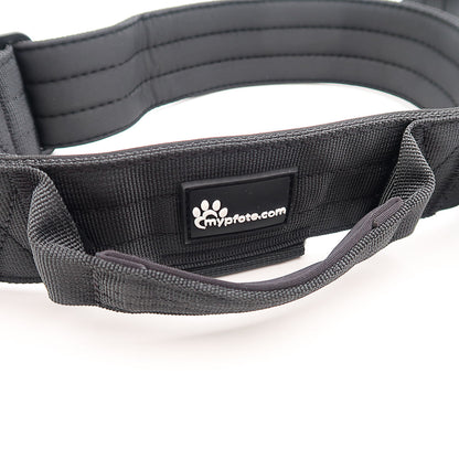 Taktisches Hundehalsband für große Hunde mit Namen graviert