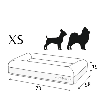 Hundebett Barklay Größe XS mit Bouclébezug