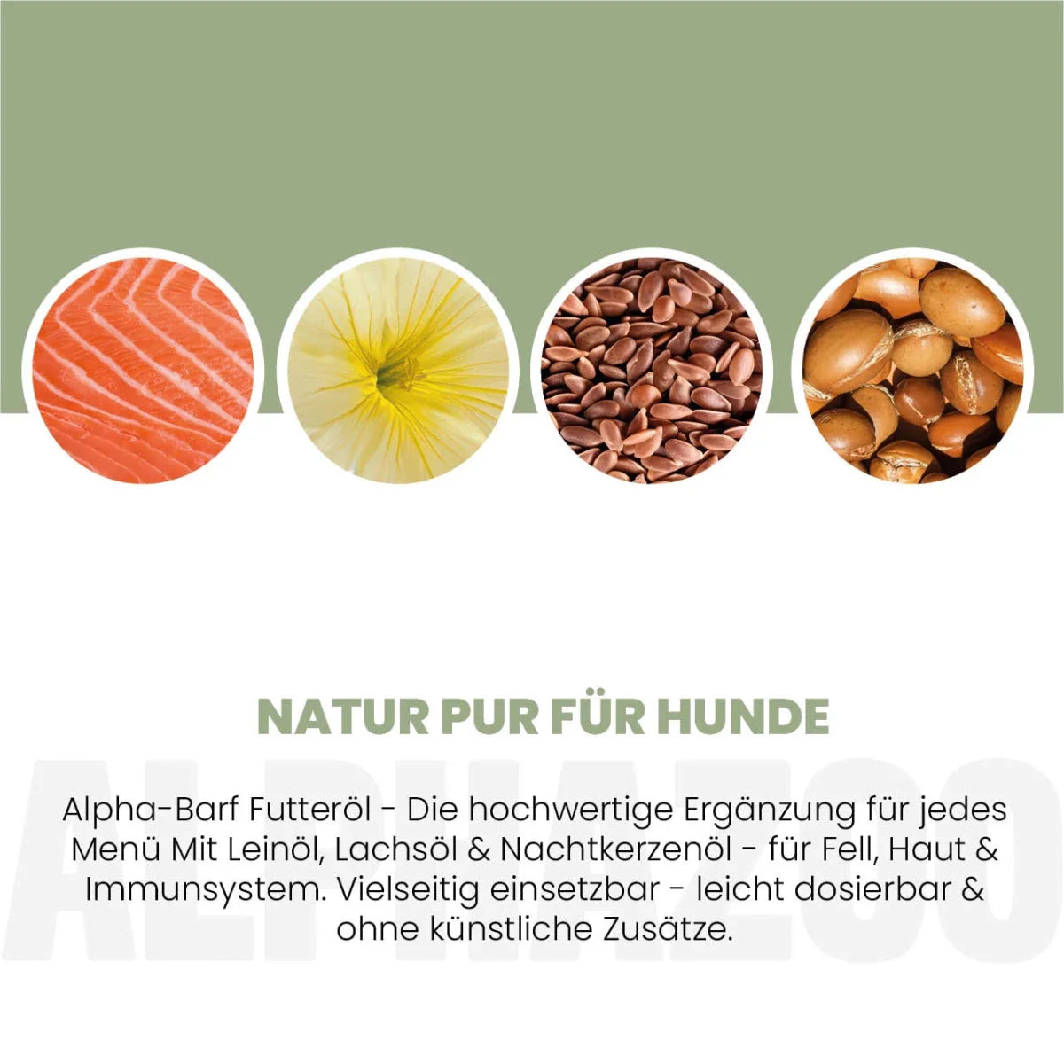 Alpha-Barf Futteröl für Hunde