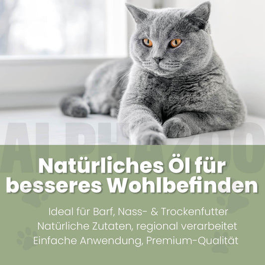 Alpha-Barf Futteröl für Katzen