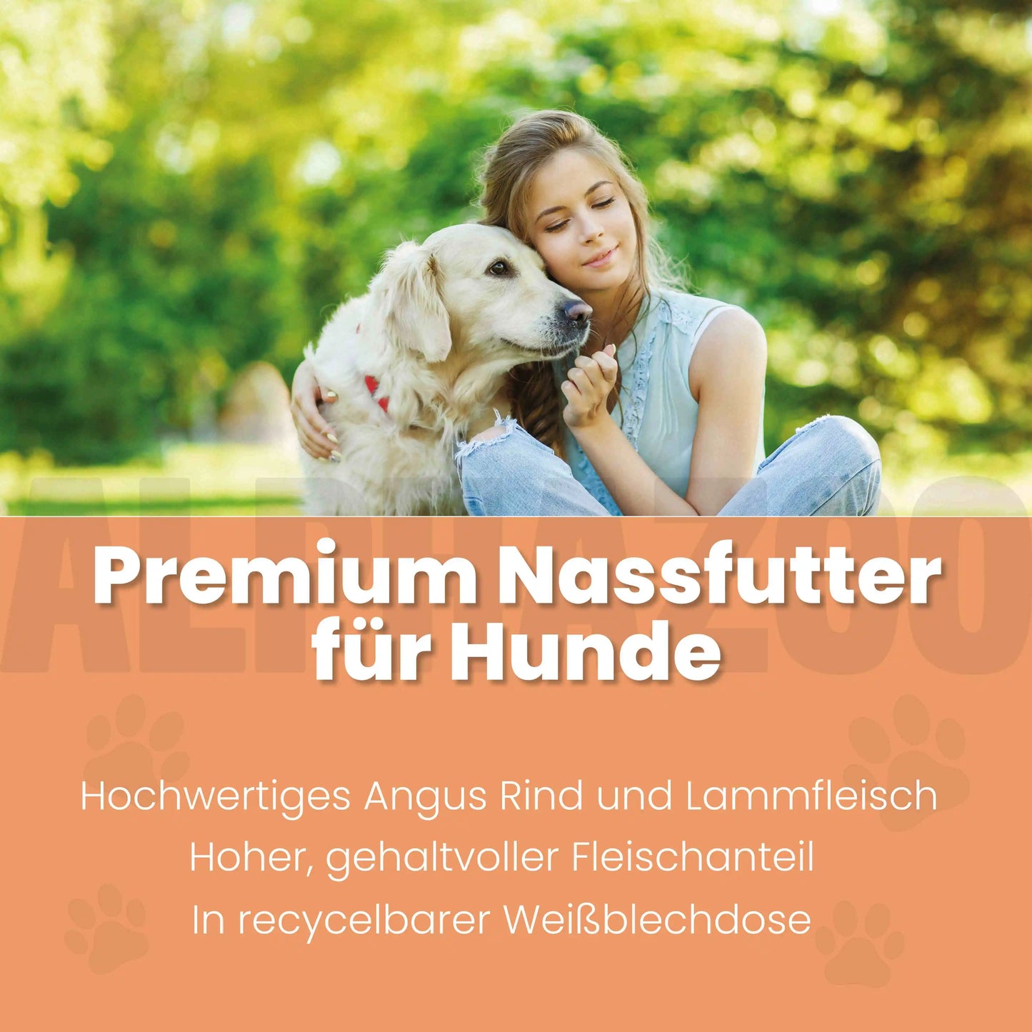 Angus Rind + Lamm Nassfutter für Adult Hunde