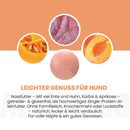 Ente + Huhn Nassfutter für Welpen
