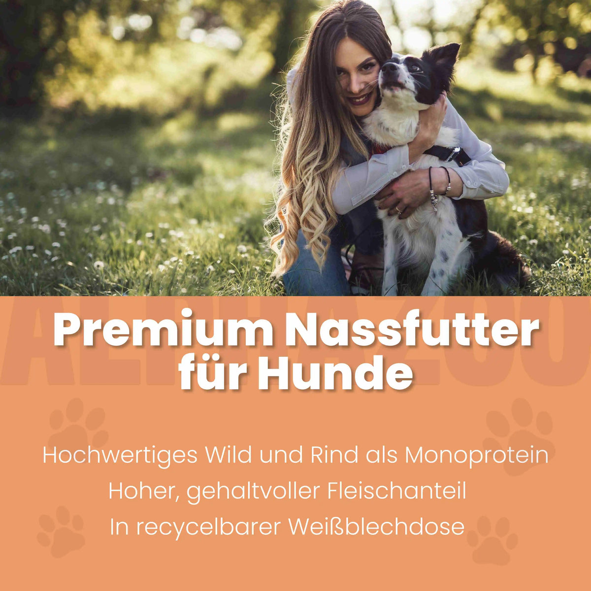Wild + Rind Nassfutter für Adult Hunde