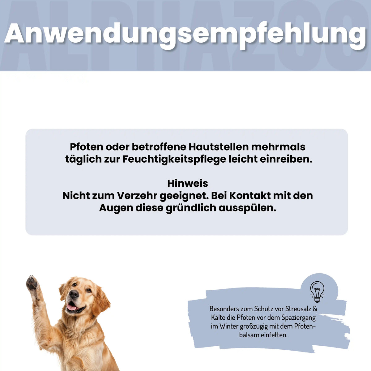 Pawtable Pfotenpflege für Hunde