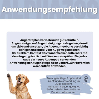 Durchblick Augenpflege für Hunde