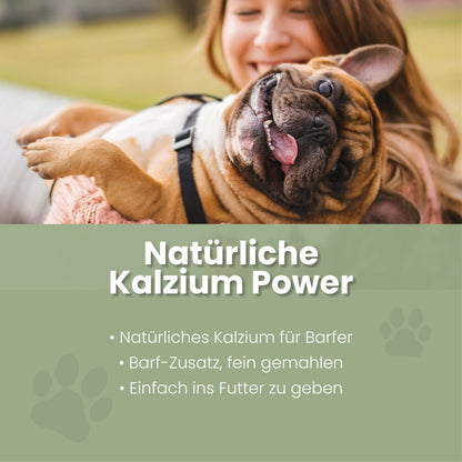 Eierschalenpulver für Hunde