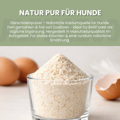 Eierschalenpulver für Hunde
