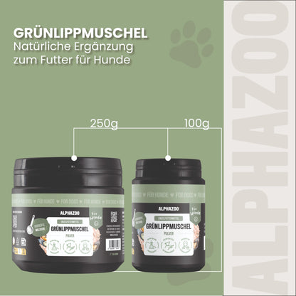 Grünlippmuschel-Pulver für Hunde