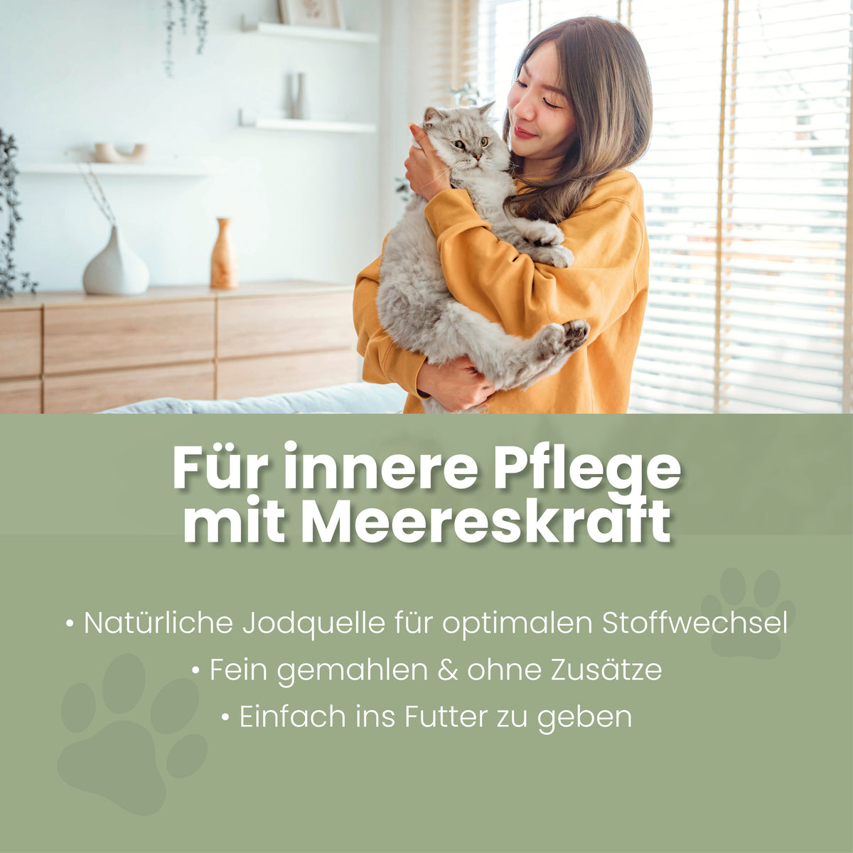 Seealgenmehl für Katzen