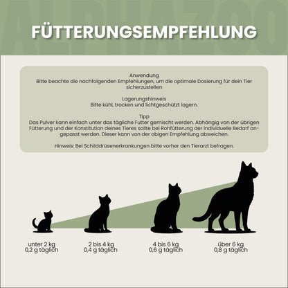 Seealgenmehl für Katzen