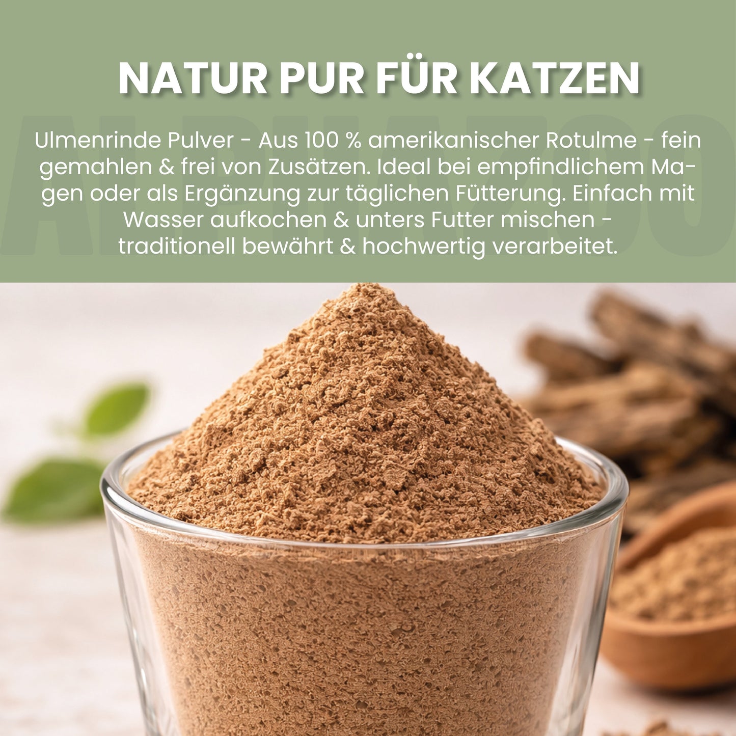 Ulmenrinde Pulver für Katzen