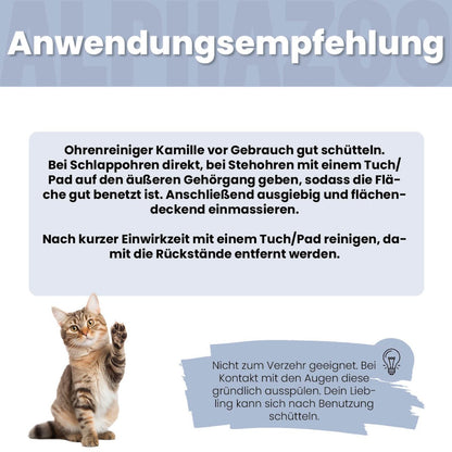 Lauscher-Auf Ohrenreiniger für Katzen