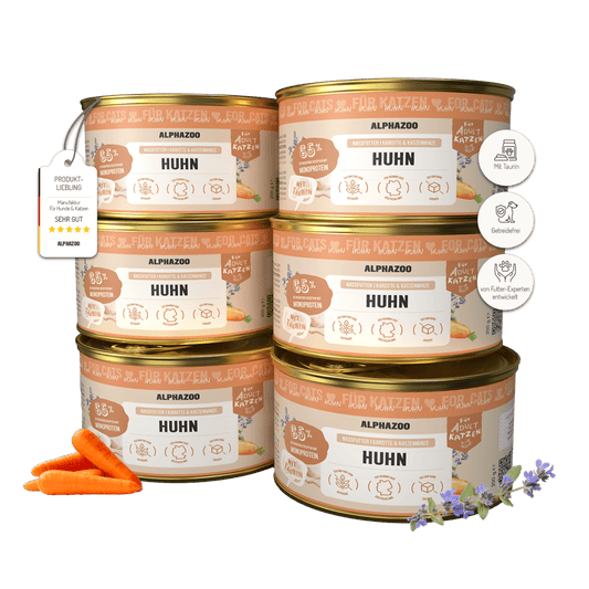 Monoprotein Huhn Nassfutter für Katze