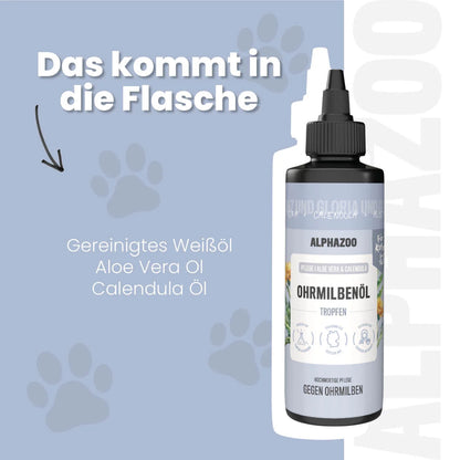 Ohrmilbenöl für Katzen