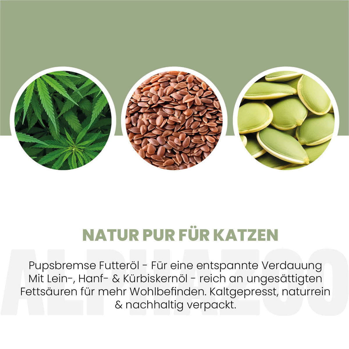 Pupsbremse Futteröl für Katzen