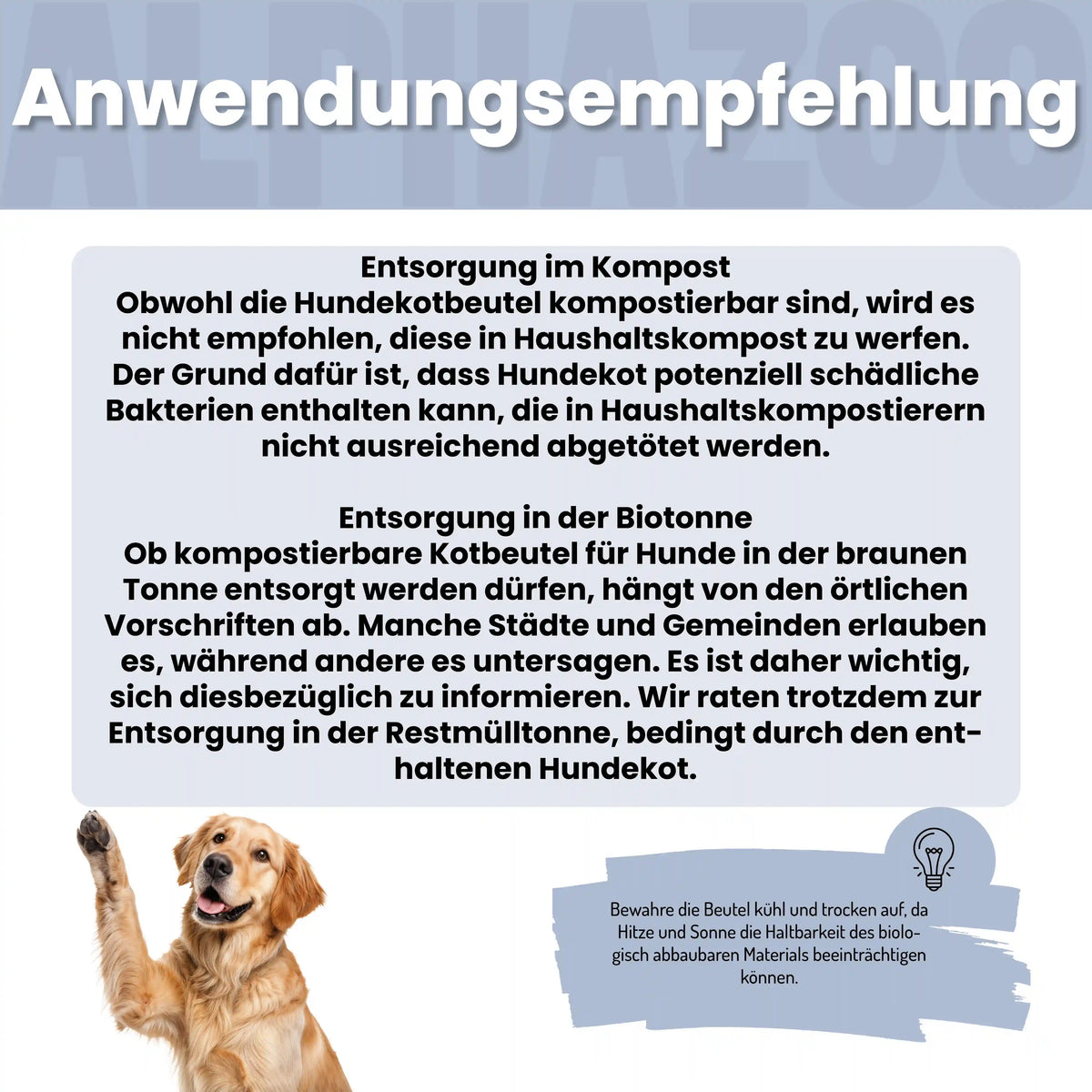 Pupssäckchen Kotbeutel Pink