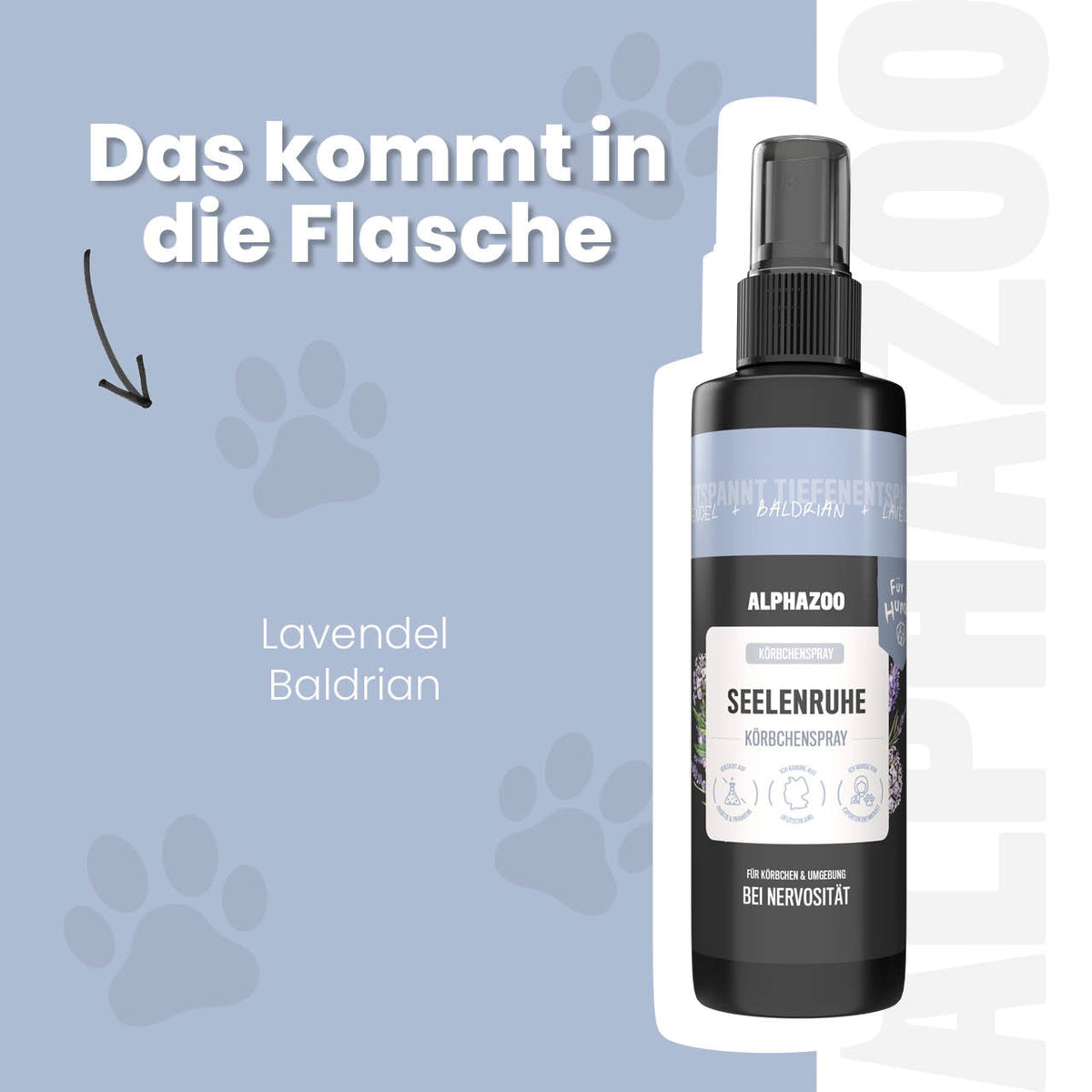 Seelenruhe Körbchenspray für Hunde