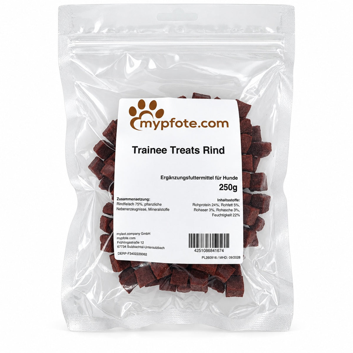 mypfute.com Trainee Treats – Trainingshappen für Hunde | 250 g